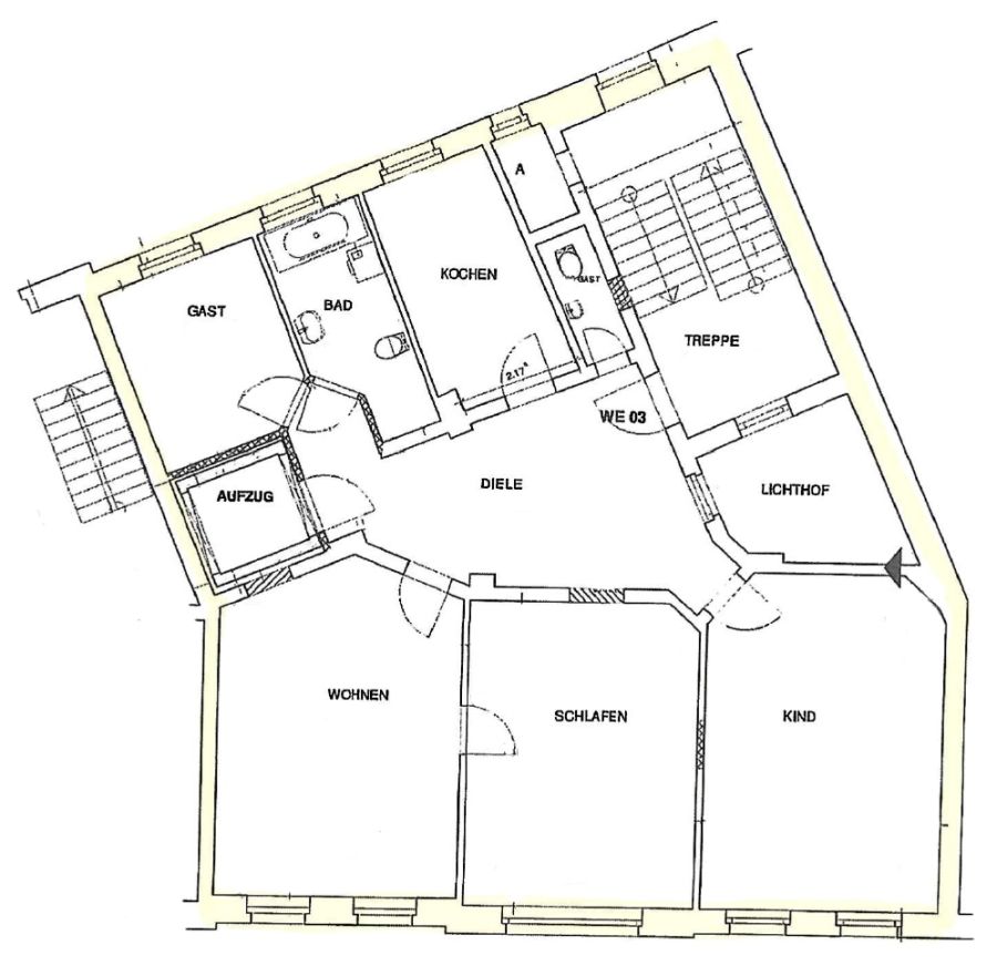 Wohnung im 3. Obergeschoss