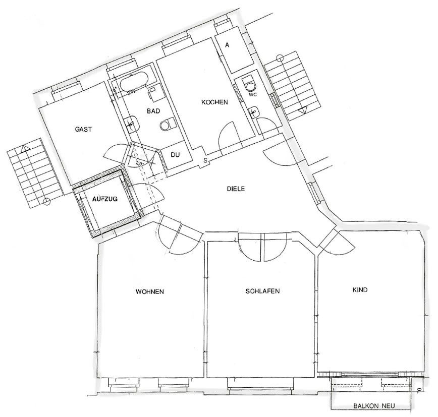 Wohnung im 1. Obergeschoss