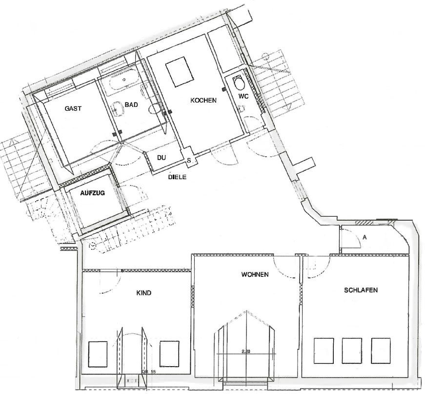 Wohnung im Dachgeschoss